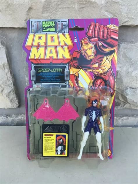 Figurine Iron Man Spider Woman Marvel Avengers Animated Series Toy