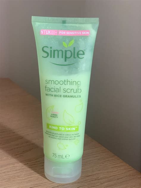 Simple Kind To Skin Smoothing Facial Scrub 75ml Beauty And Personal