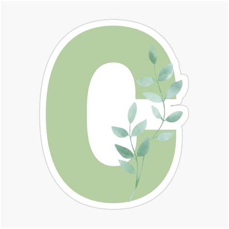 The Letter C Sage Green Decorative Lettering Sticker By Baeyoncemd In 2021 Decorative Monogram