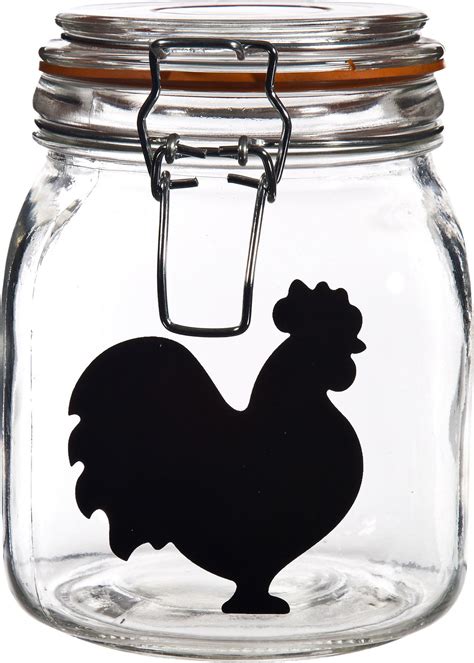 Recipes, kitchen gadgets, cookbook reviews, gluten free recipes. Rooster Kitchen Canister (With images) | Canister crafts ...