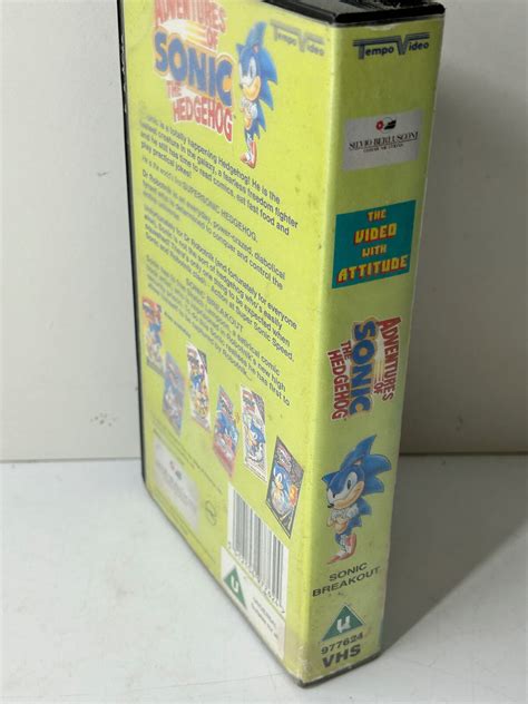 Adventures Of Sonic The Hedgehog Sonic Breakout On Vhs Video Cassette