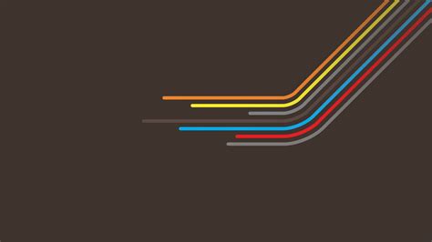 Retro Style Colorful Lines Vector Wallpapers Hd Desktop And Mobile