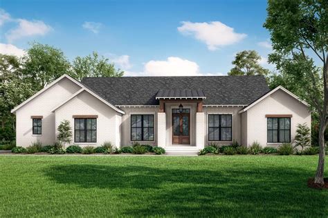 Plan 51861hz One Story Contemporary Texas Ranch Home Plan With 3 Beds