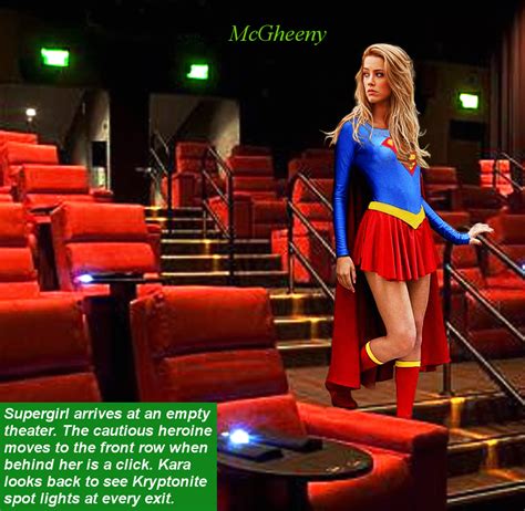 Amber Heard As Supergirl Is Lured Into A Trap In An Abandoned Theater
