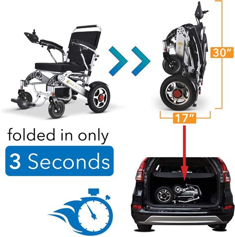 2020 New Folding Ultra Lightweight Electric Power Wheelchair Airline