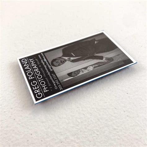 This card is a sturdy, ultra thick, 32pt with plenty of room on the edge for featuring color accents. 32pt Uncoated Painted EDGE Business Cards - Printfever