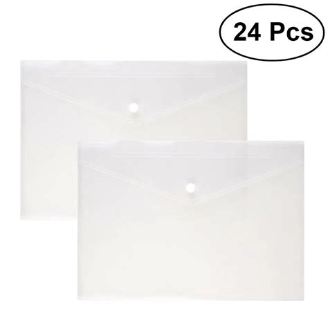 Buy 24pcs A4 Polypropylene Document Folder Clear