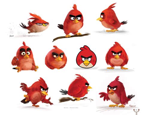 5 best characters played by the actress Animation & Film :: The Art of The Angry Birds Movie
