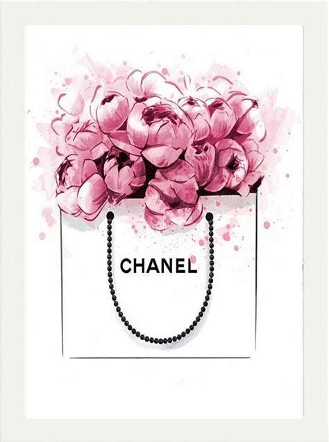 Coco Chanel Poster Chanel Art Fashion Wall Art Chanel Print