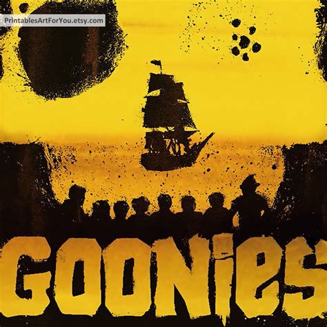 The Goonies Print 1 Poster Instant Download Printable Etsy
