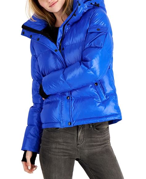 S13 Ella Lacquer Hooded Down Puffer Coat And Reviews Coats And Jackets