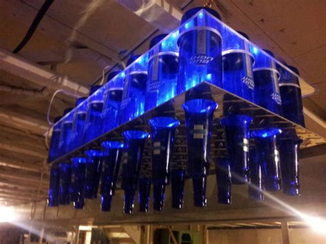 Beer Bottle Chandelier - BigDIYIdeas.com