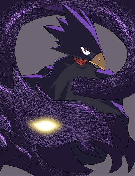 Tokoyami Dark Shadow Tokoyami My Hero Academia Fanart Dusolapan