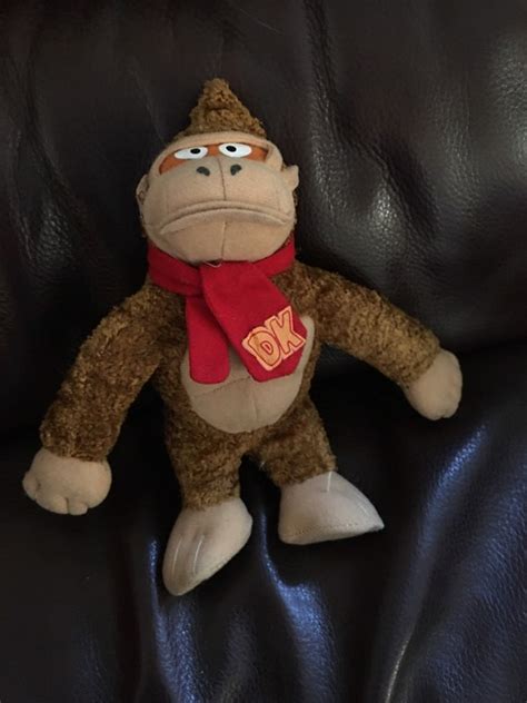 Donkey Kong Vintage Nintendo Plush Stuffed Animal Toy Etsy