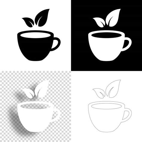 Tea Black Background Illustrationen Und Vektorgrafiken Istock
