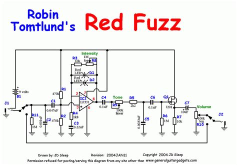 Fuzz Box Circuit Diagram