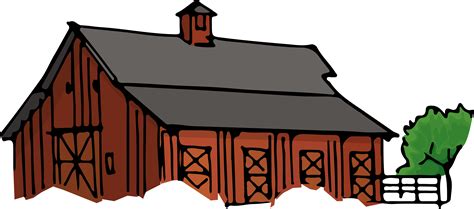 Barn Building Farmhouse Clip Art Barn Png Download 49422187 Free