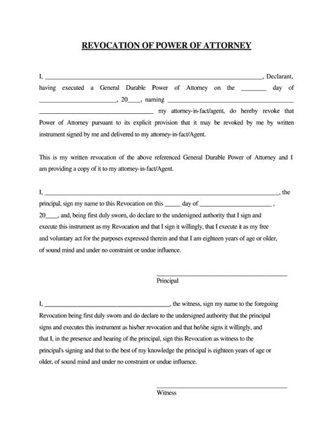 Revocation Of Power Of Attorney Pdf Fill Out Sign Online Dochub