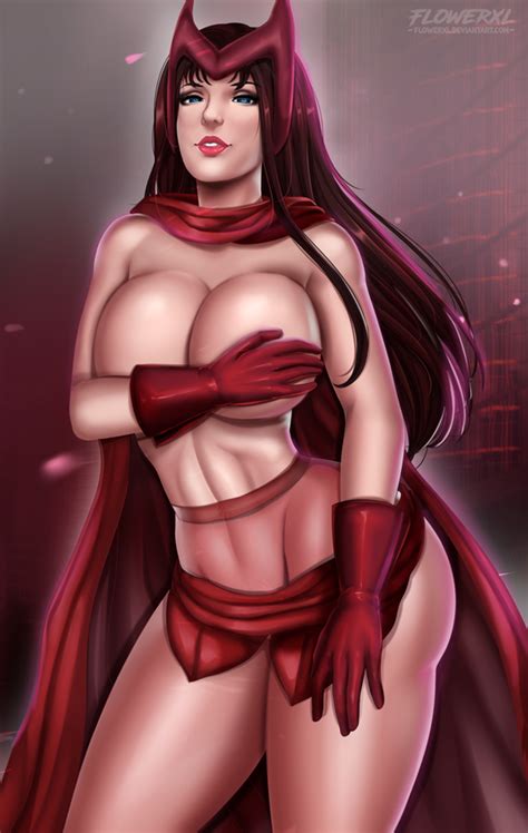 Scarlet Witch By Flowerxl Hentai Foundry