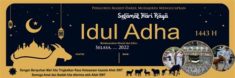 Download Kumpulan Desain Banner Spanduk Idul Adha H M Format CDR Cahaya Ilmu