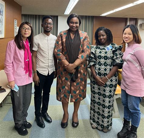 the embassy delivers a lecture about tanzania at osaka jogakuin university in osaka 11th
