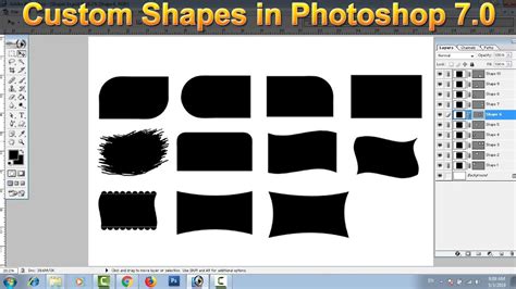 How To Create Custom Shapes In Photoshop 70 Shapes Kaise Banaye 4