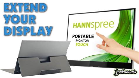 Hannspree Portable Touch Monitor Review Youtube