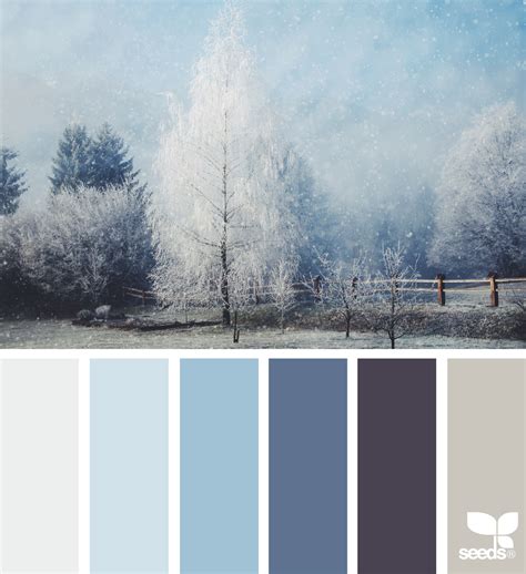 11 Beautiful Paint Palettes Inspired By Winter Paletas De Pintura