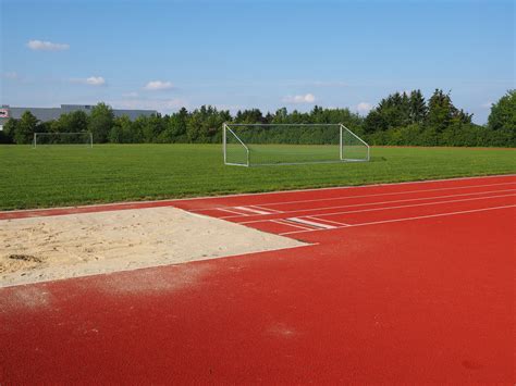 Free Images Grass Sand Structure Lawn High Training Lane