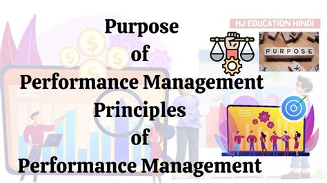 Purpose Of Performance Management Principles Of Performance