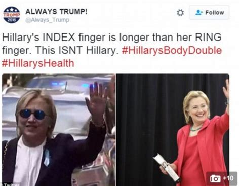 The Photo That Launched Bizarre Claim That Hillary Clinton Has A Body Double Starts At 60