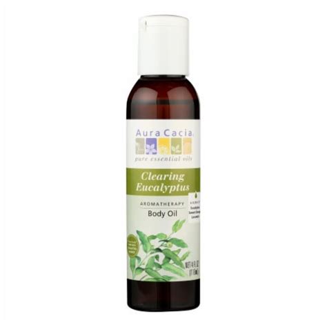 Aura Cacia Aromatherapy Bath Body And Massage Oil Eucalyptus Harvest 4 Fl Oz 1 Pack4 Ounce
