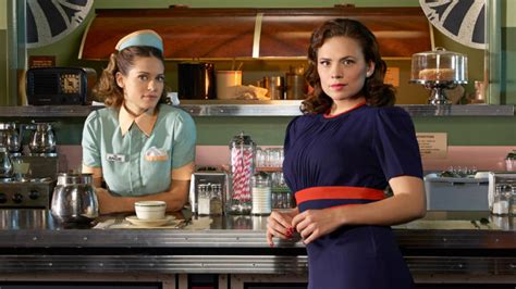 Peggy Carter And Angie Martinelli - Agent Carter: Lyndsy Fonseca on Whether Angie Suspects Peggy Has a