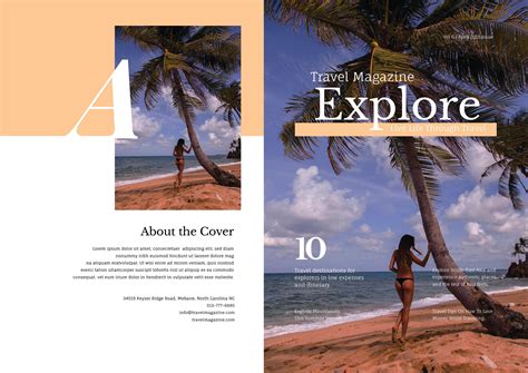Free Travel Magazine Template In Adobe Indesign