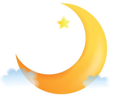 Crescent Moon Illustration Moon Png Download 54664877 Free