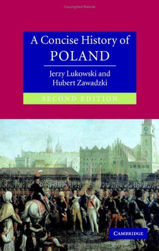 A Concise History Of Poland Used Book By Hubert Zawadzki 9780521853323