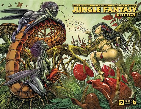 Jungle Fantasy Secrets Wrap Cover Fresh Comics Hot Sex Picture