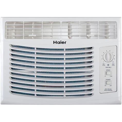 It quickly cools the room on hot days and the quiet operation keeps you cool without keeping you awake. Haier 5,000 BTU Window Air Conditioner-HWF05XCR - The Home ...