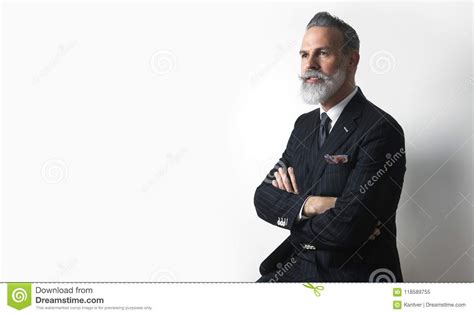 Guy Bearded And Attractive With Hairstyle Masculinity Concept Man