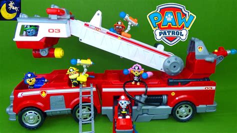 Paw Patrol Ultimate Rescue Fire Truck Toys Marshall Fireman Best Toys