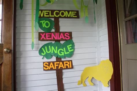 Jungle Safari Party Welcome Sign Jungle Party Pinterest Signs
