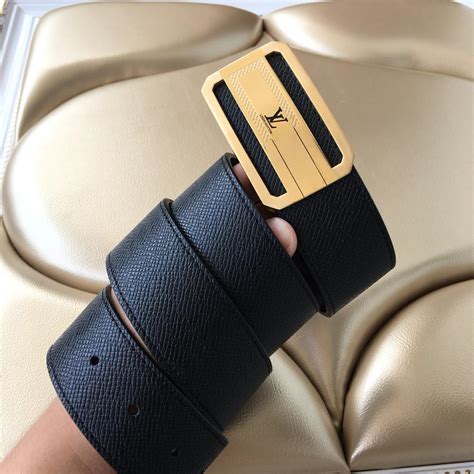 Contemporary takes on the fashion house's popular accessory line. Cheap Louis Vuitton Men Reversible Leather Belt With Gold Buckle 035