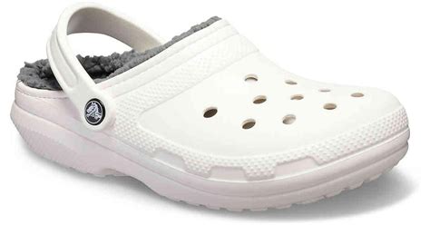 Crocs™ Classic Lined Clog In White Save 16 Lyst