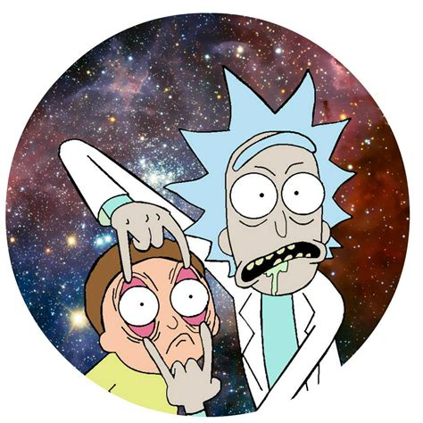 Rick And Morty Image Photo Edible Cake Topper 8 Round