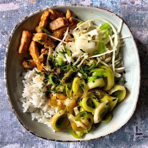 Nasi met prei en witte kool VoedZo Members