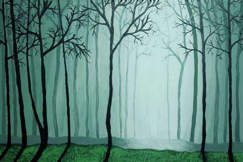 Misty Forest Tim Gagnon Painting Tutorial Painting Painting