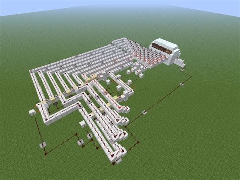 Memory Unit For Redstone Computers 8 Bit Minecraft Map