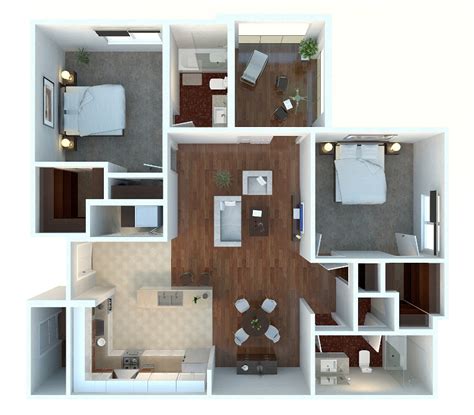 50 Two 2″ Bedroom Apartmenthouse Plans Eshwar Chaitanya