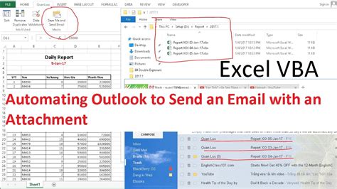 I know how to send an email from command line (script). Excel VBA - Automating Outlook to Send an Email with an ...