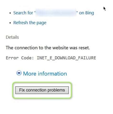 Solucione El Error Inet E Download Failure En Microsoft Edge En Windows Gambaran
